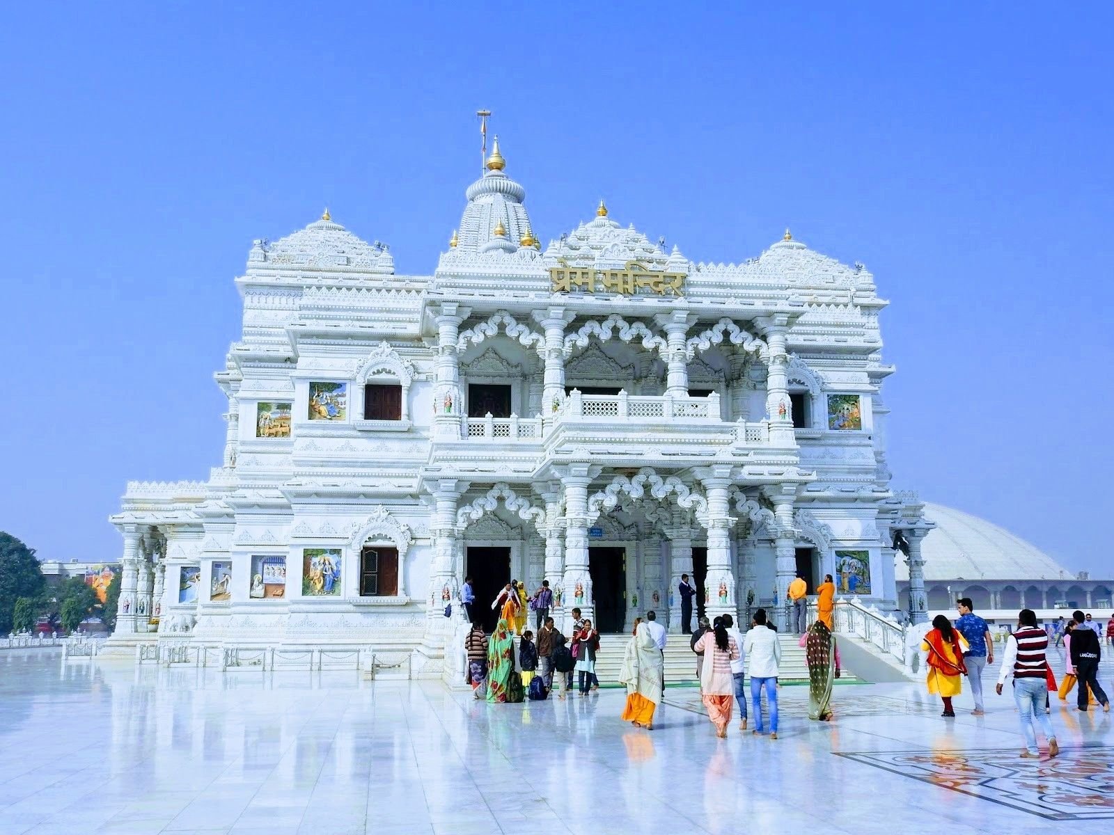 Hindu Temple Prem Mandir Wows Peter Spiegel